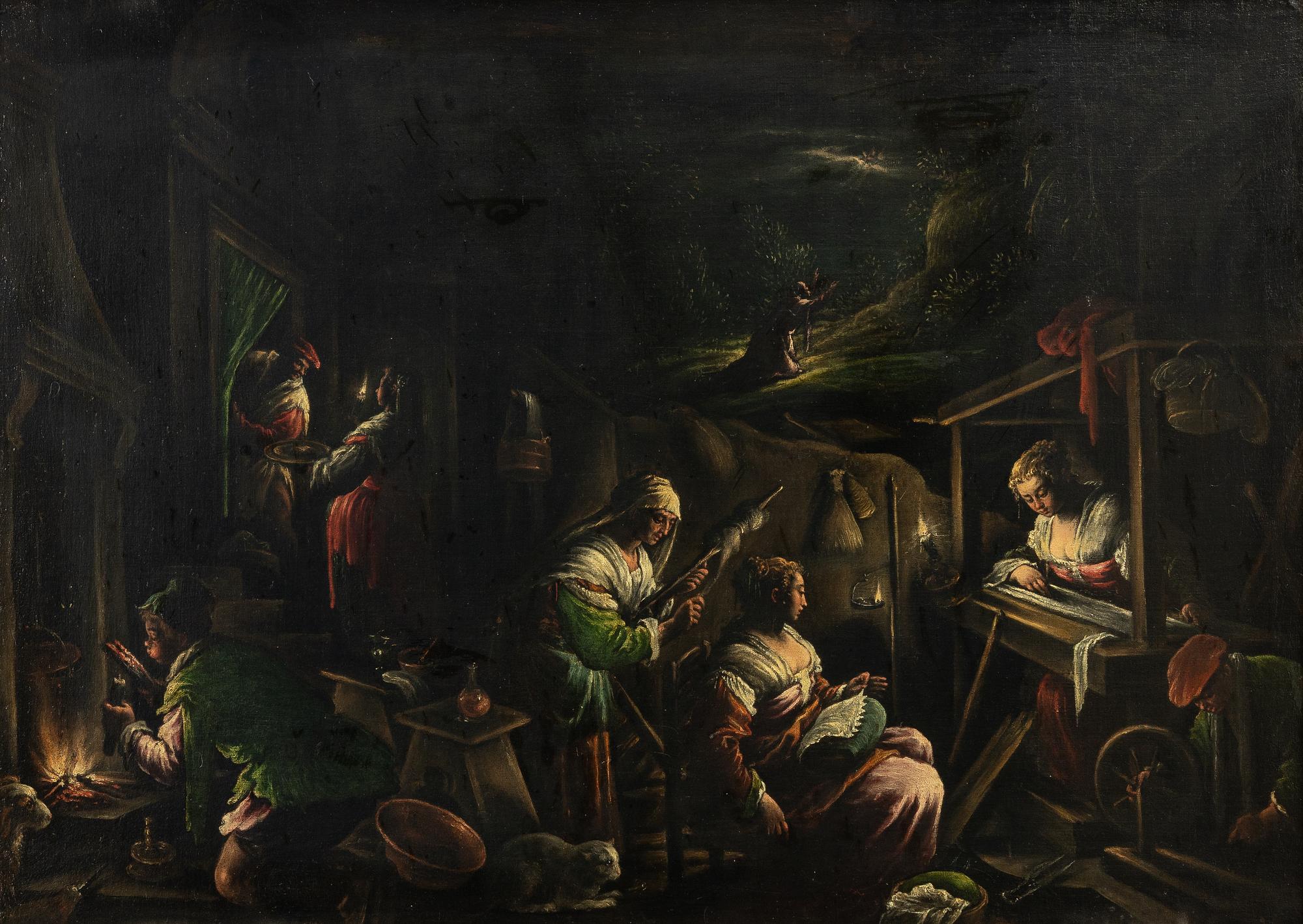 Francesco Bassano, follower of., Joakim’s vision.