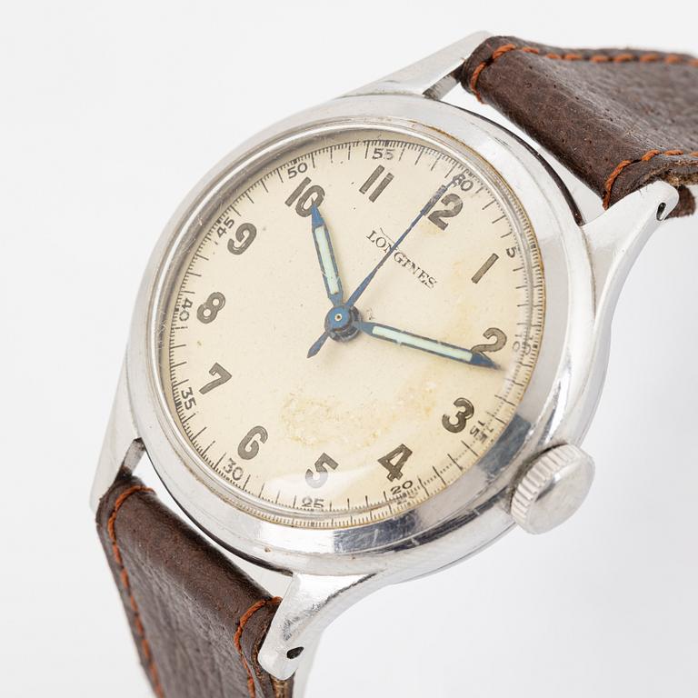 Longines, "Sei Tacche" wristwatch, 33,5 mm.