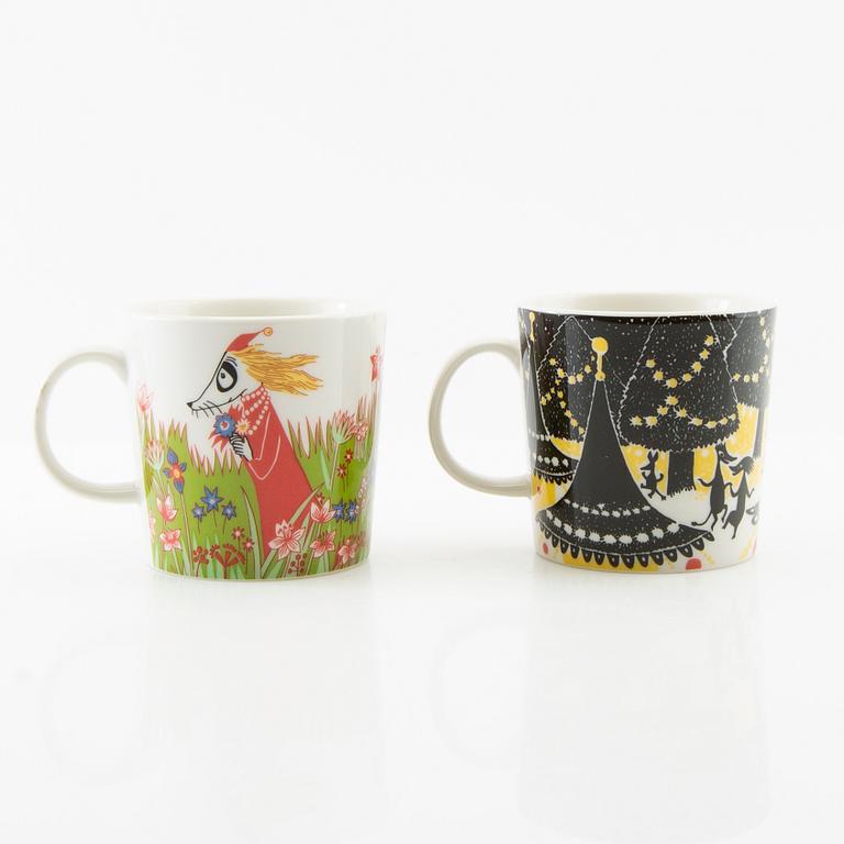 Mugs 8 pcs Moomin characters/Moomin Arabia Finland.