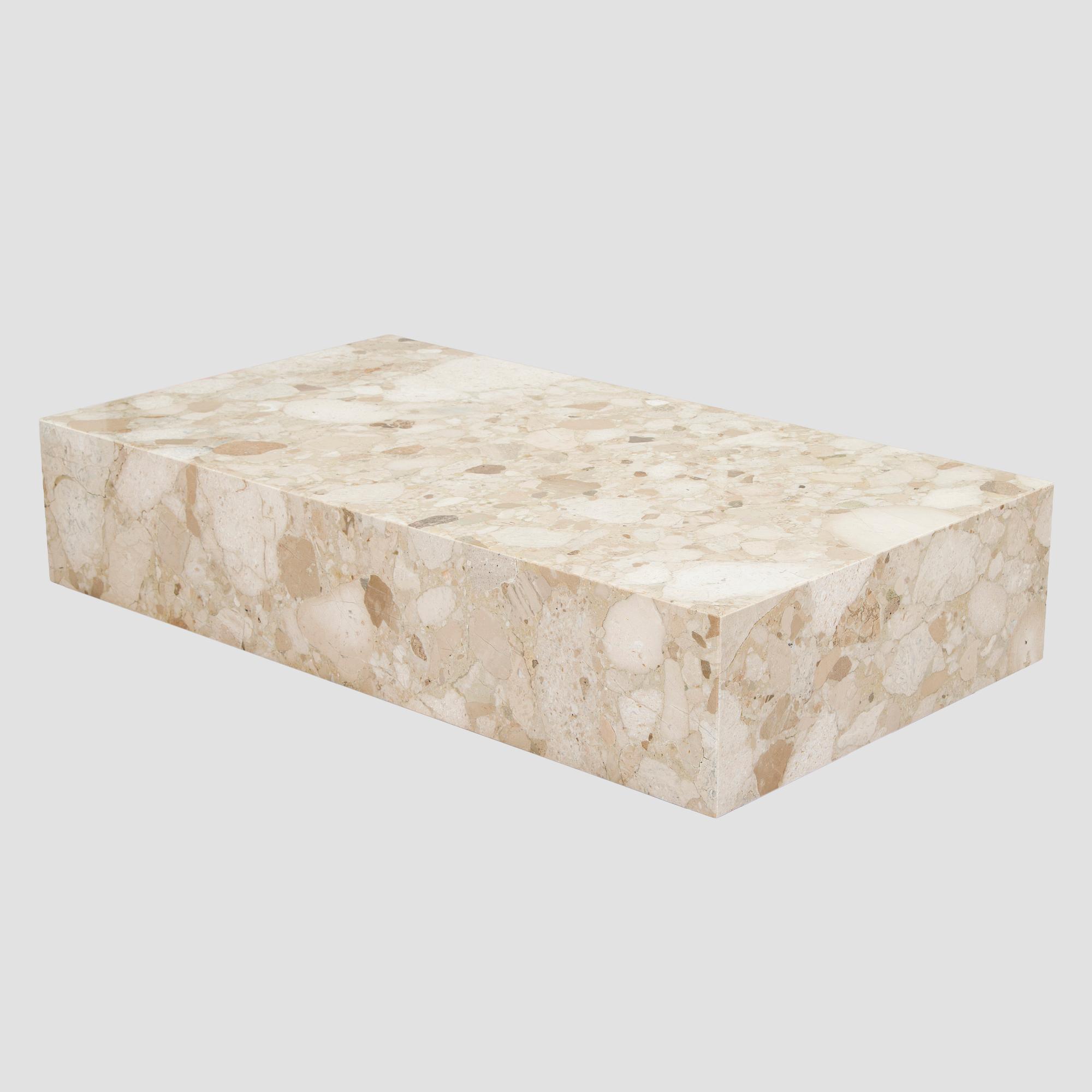 Norm Architects, coffee table, "Plinth Grand" Audo Copenhagen, Denmark. Designed in 2019.