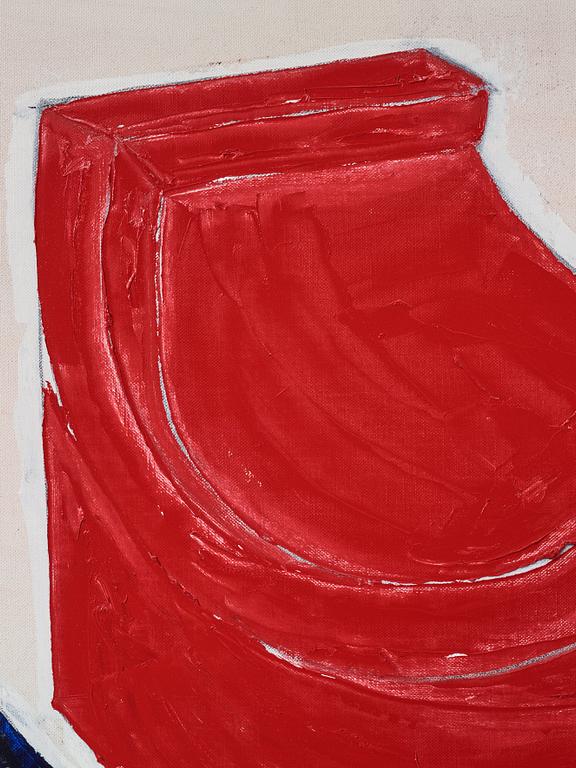 Torsten Andersson, 'Monument med droppe av blått blod. Den kreativa människans blod II'.