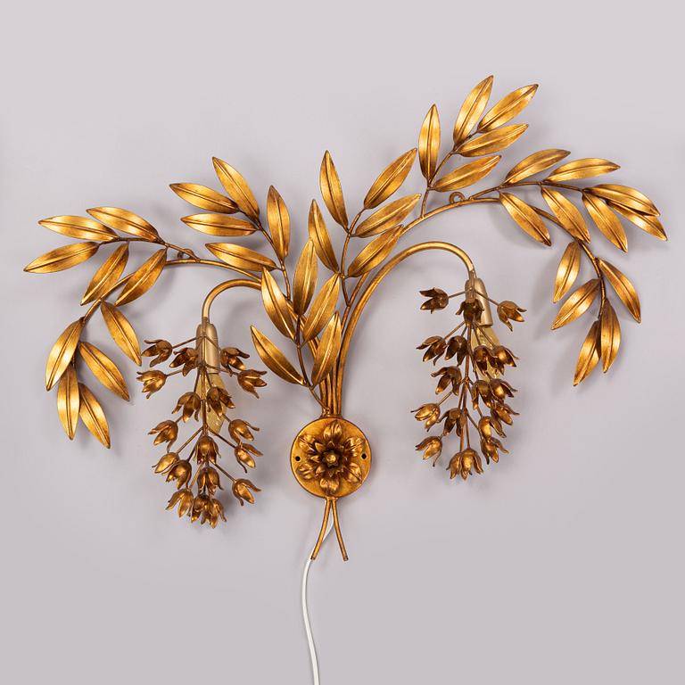 Vägglampa "Pioggia D'Oro" Hans Kögl, Italien, 1970-tal.