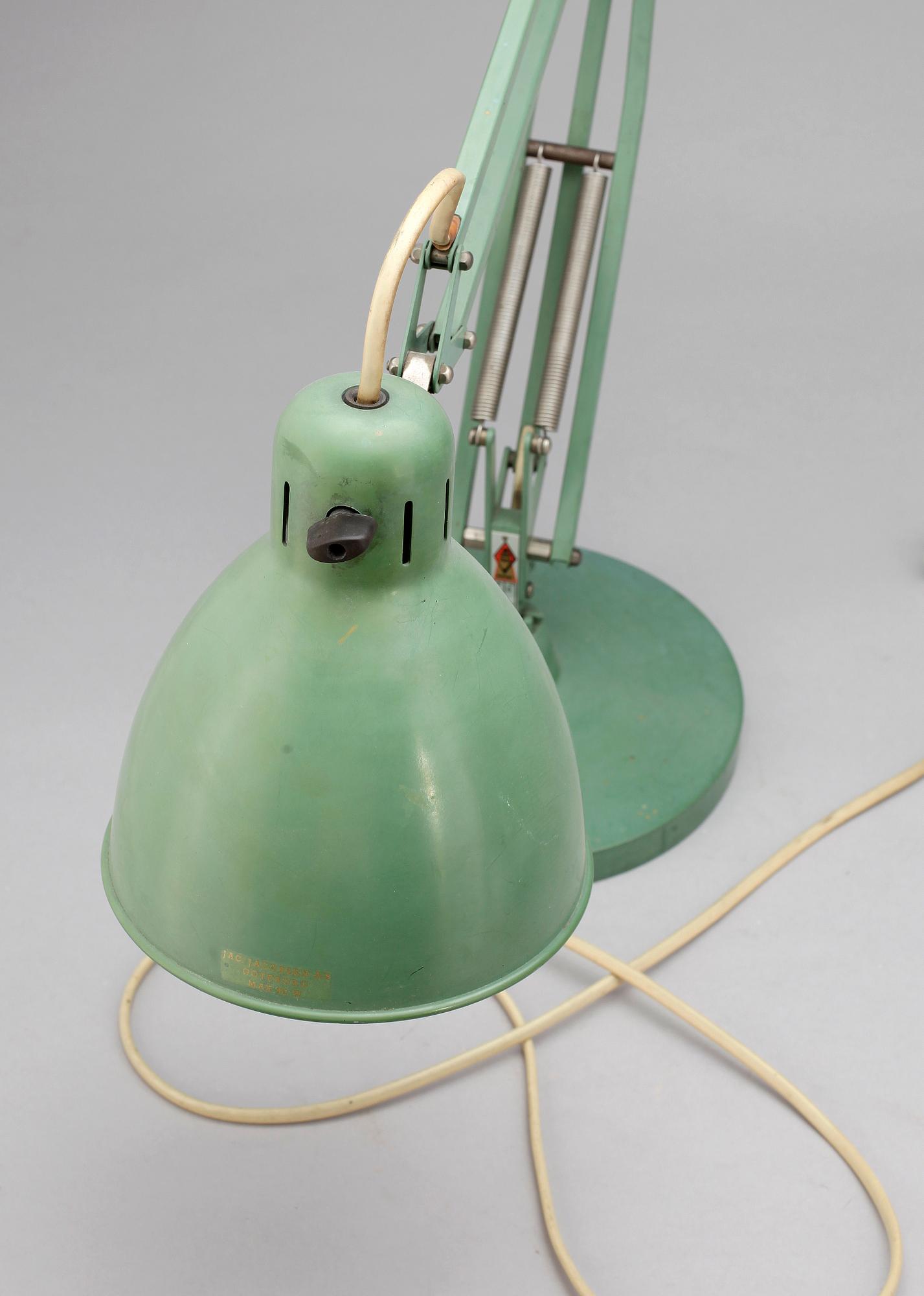 SKRIVBORDSLAMPA, "Luxo 1000", Jac. Jacobsen AB, Göteborg, 1900-talets mitt.
