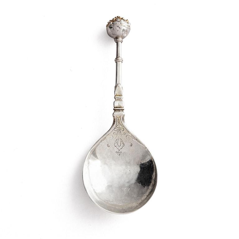 Anders Larsson, sked, silver, Norrköping (verksam 1636-1670). Barock.