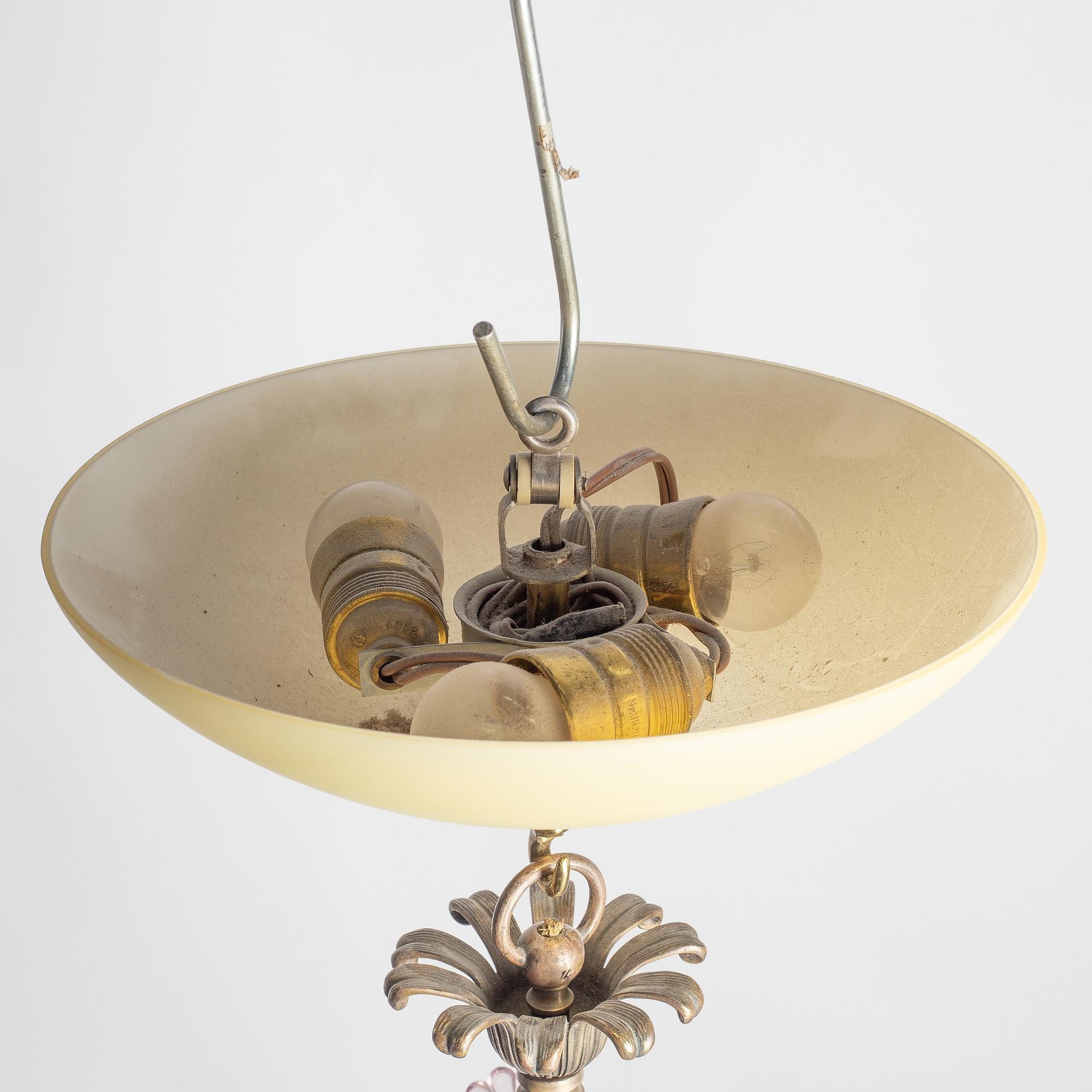 Chandelier, first half of the 20th century.