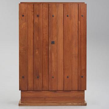 Axel Einar Hjorth, a stained pine 'Lovö' cabinet, Nordiska Kompaniet, 1930s.