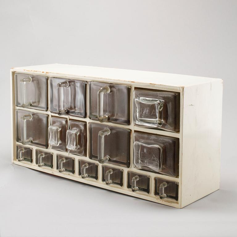 A mid 20th century spice rack.