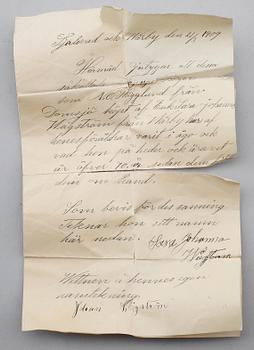 BÄGARE, silver, Erik Wibeck, Borås 1772. Vikt ca 48 gram.