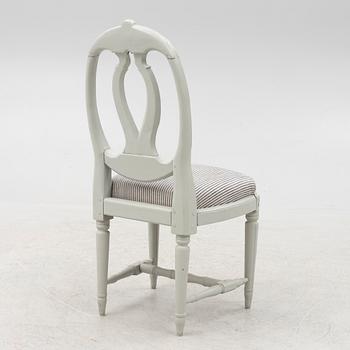 A set of seven chairs, including Lindome, circa 1800 and 19th Century.