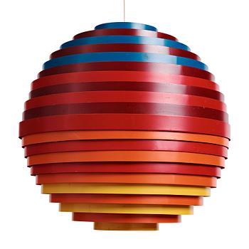 113. Wilhelm Vest, "Dynamic", a ceiling lamp, Vest Leuchten, Austria, 1960s.