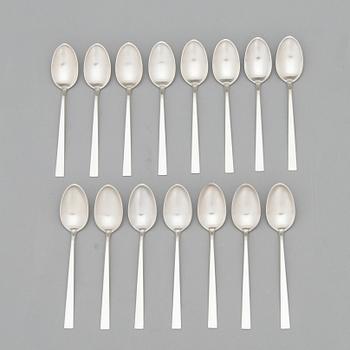 Bertel Gardberg, a 157-piece set of "Birgitta" sterling silver cutlery,  Kultateollisuus, Turku, Finland 1991-2001.