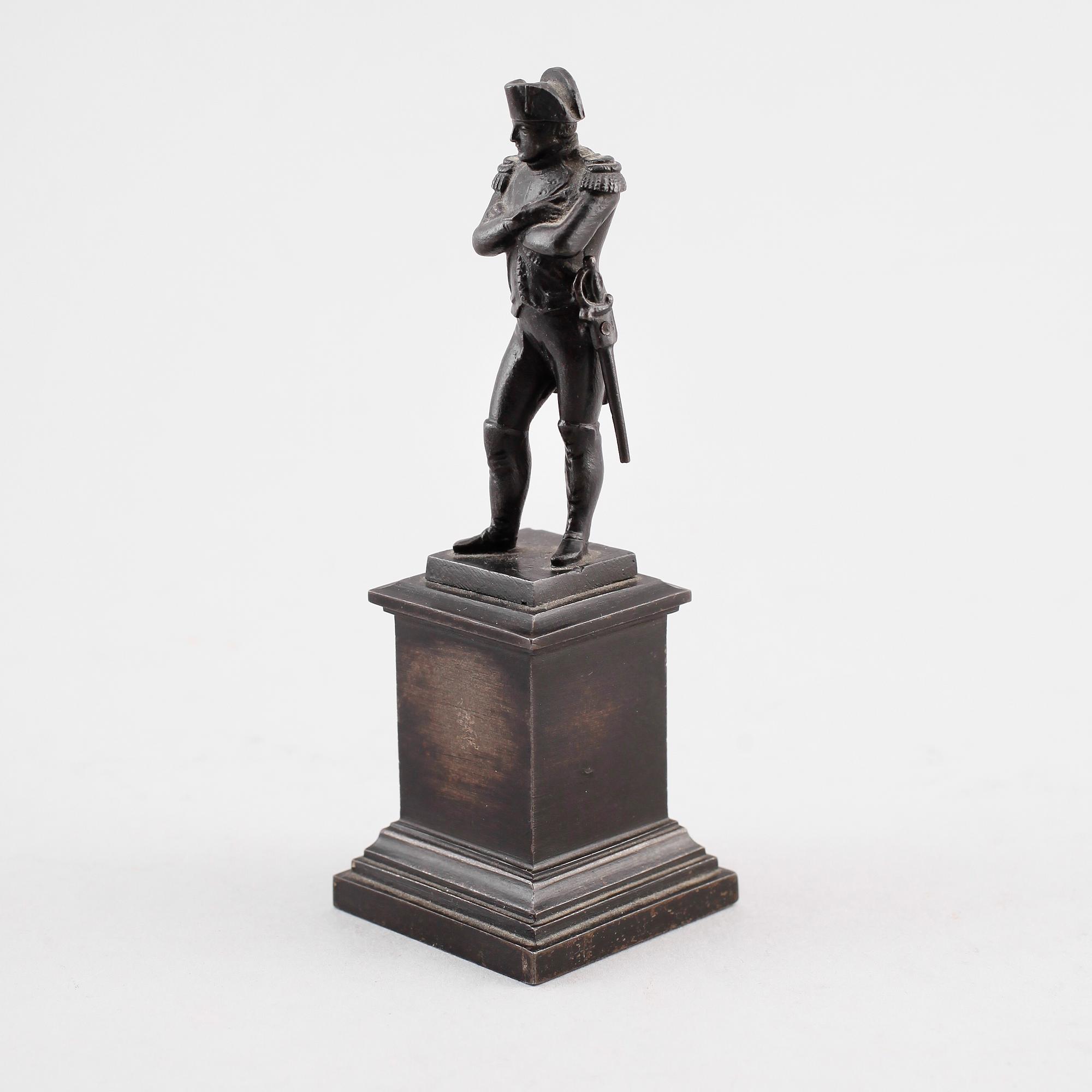 SKULPTUR, patinerat järn, 1900-talets första hälft.