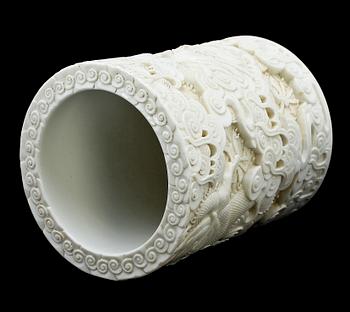 PENSELSTÄLL, Blanc de Chine, Kina, 1900-tal.