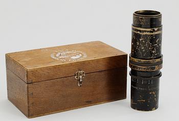 CAMERA LENS. Krauss, Paris. No 159206. Tessar Zeiss 1: 3,5 F 21 cm.