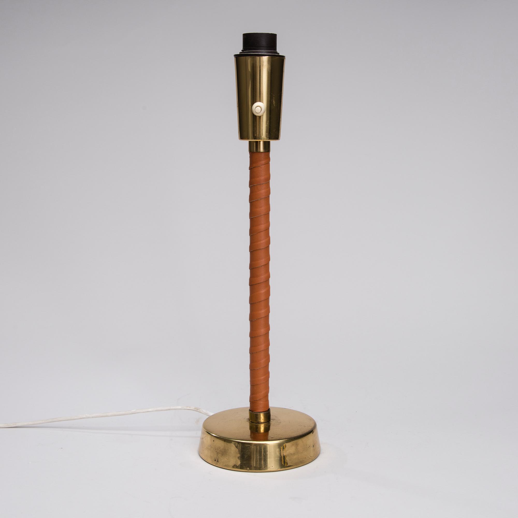 BORDSLAMPA, mässing, Lisa Johansson-Pape, 1950-tal.