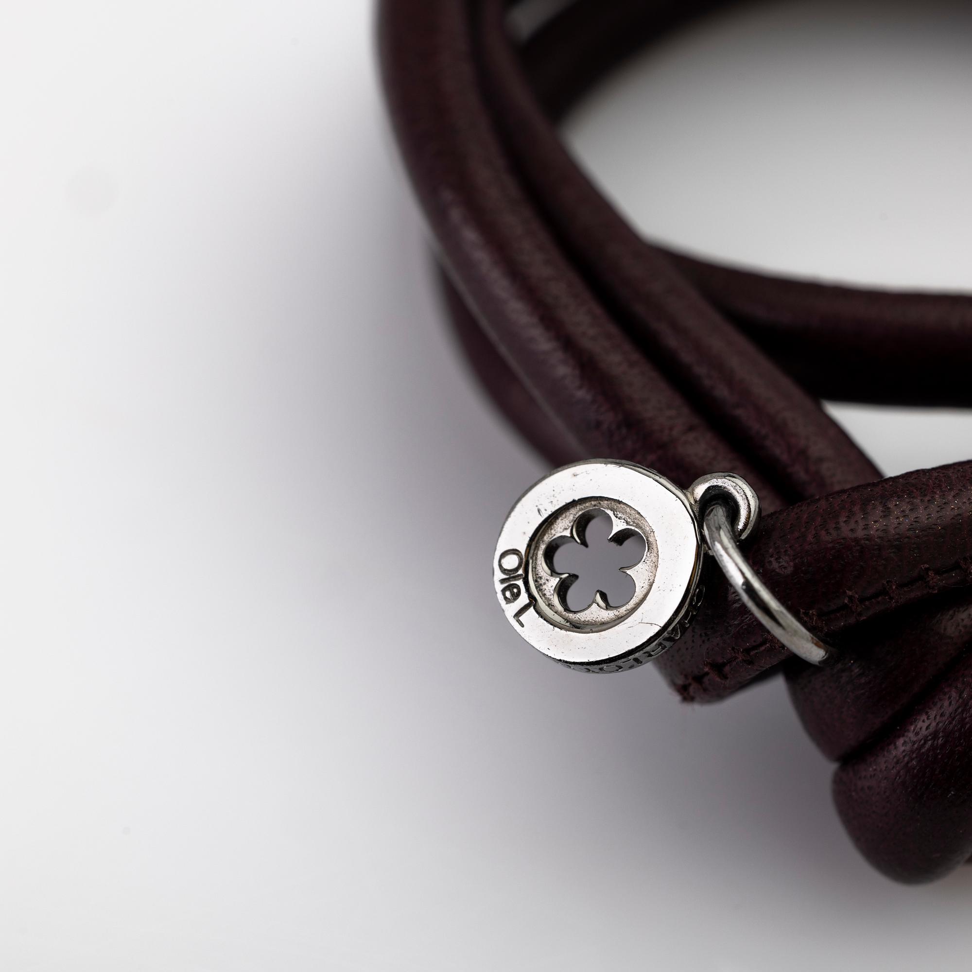 Ole Lynggaard, Leather bracelets, 7, for “Sweet Drops”, designed by Charlotte Lynggaard.
