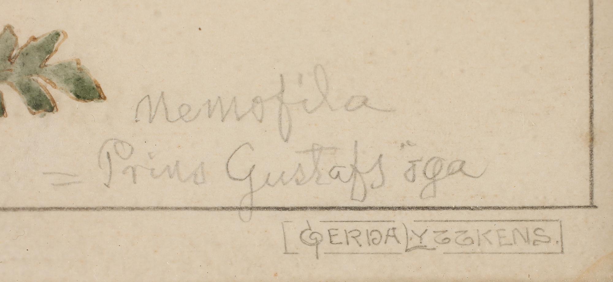 GERDA LYTTKENS, 10 st, akvareller, signerade.