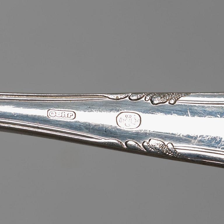 A 64-piece Swedish silver cutlery set, model 'Herrgård', including MEMA, Eskilstuna 1996.