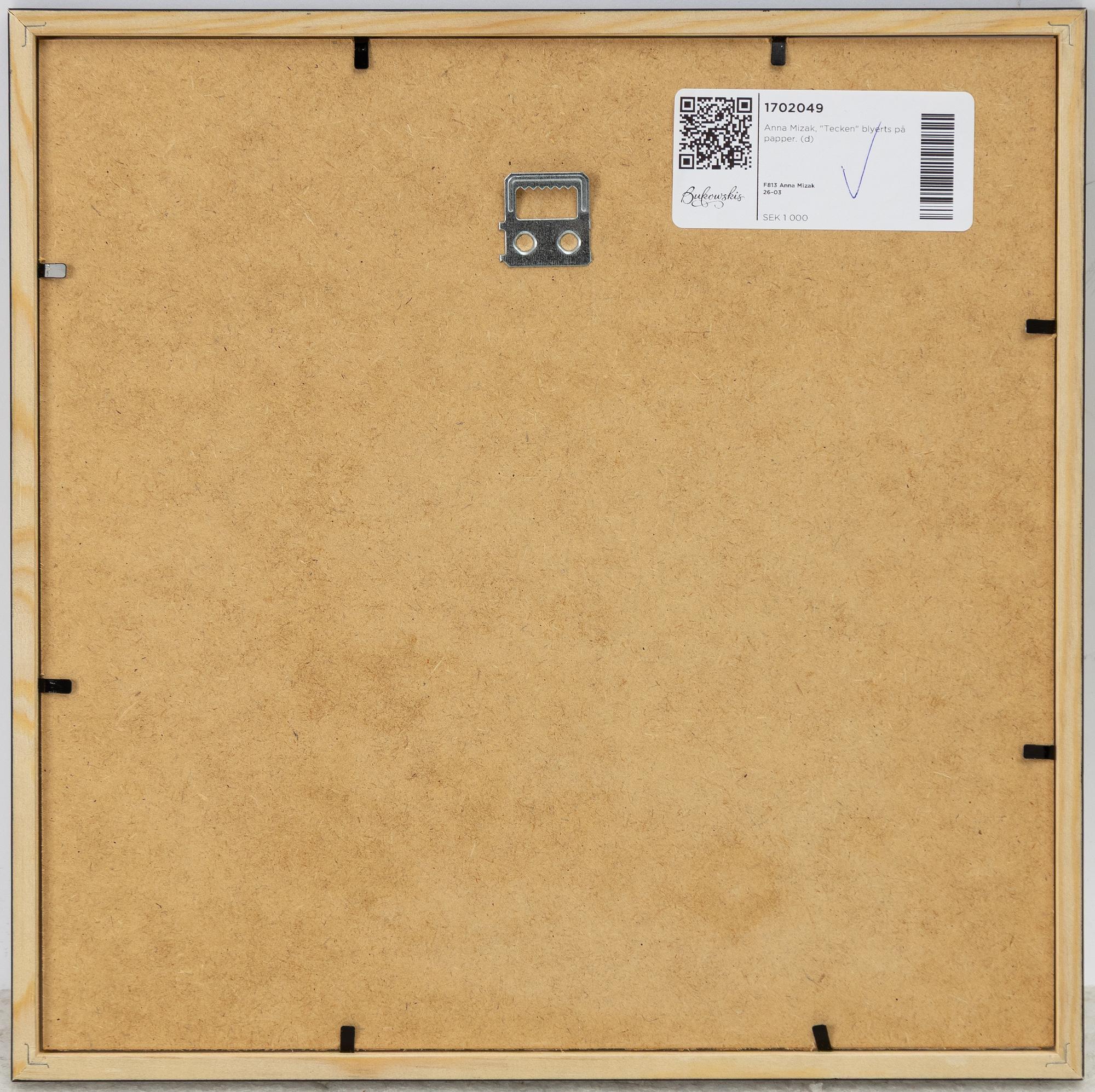 Anna Mizak, "Tecken".