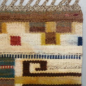 Märta Måås-Fjetterström, a carpet, "Blå heden", flat weave, ca 424-426 x 200,5-203 cm, signed AB MMF.