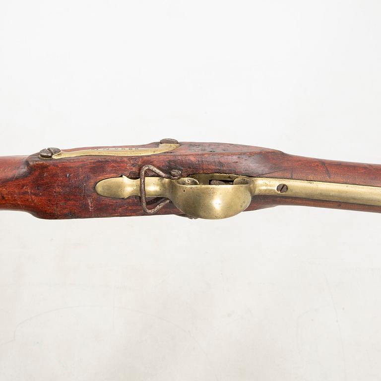 Slaglåsgevär, brittiskt-svenskt, 1851 års förändringsmodell.
