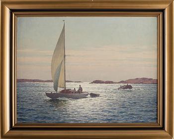 EMIL EKMAN, olja på duk. Signerad och daterad, 1937.