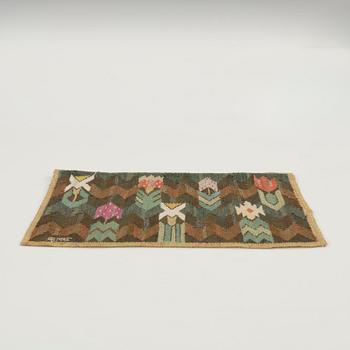 Märta Måås-Fjetterström, tapestry, "The Meadow", tapestry technique, approx. 34 x 55 cm, signed AB MMF.
