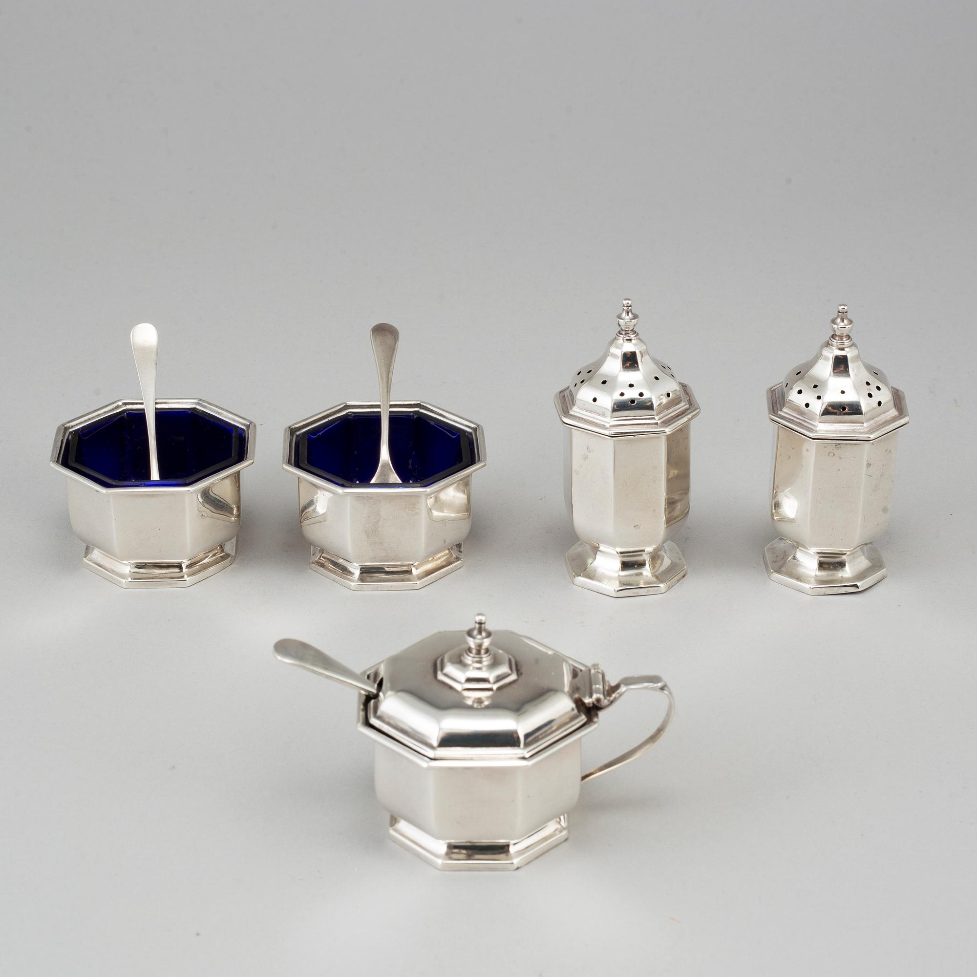 コレクション Mappin & Webb Silver Condiment Set Mappin and Webb Silver Condiment Set | AC Silver