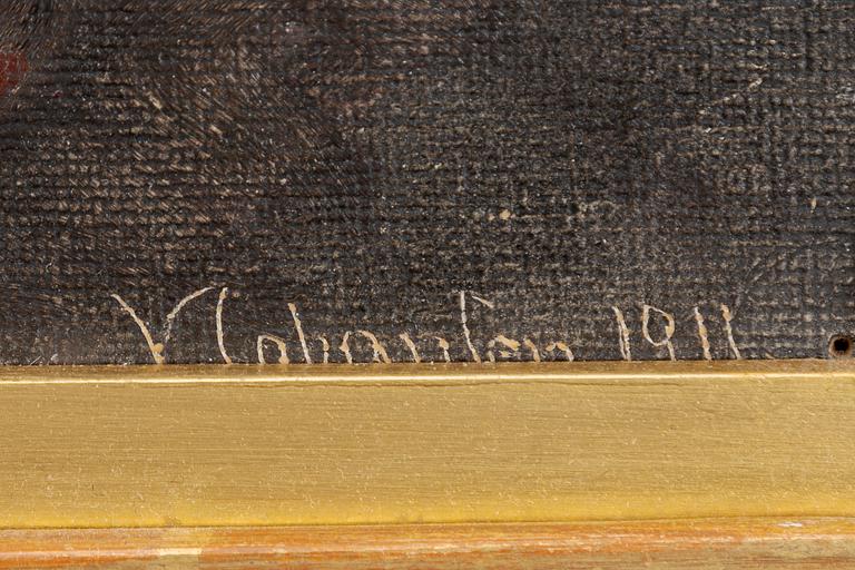 Viggo Johansen, Flower still life.