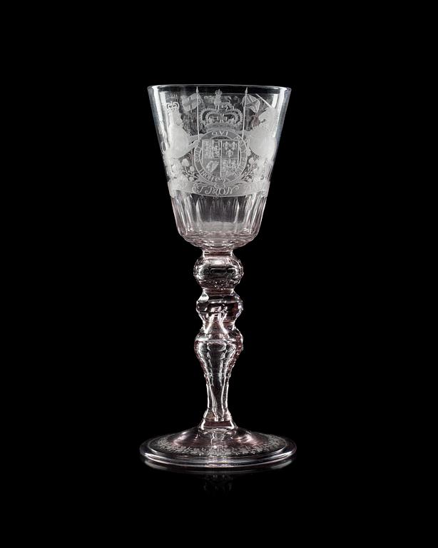 An English goblet, 18th Century.