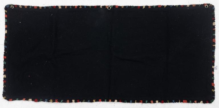 Åkdyna, korsstygnsbroderi, daterad 1817.