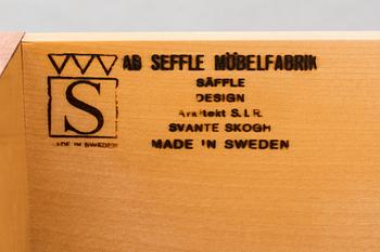 VITRINSKÅP,  Svante Skogh, Seffle möbelfabrik, 1950-tal. CITES-intyg medföljer.