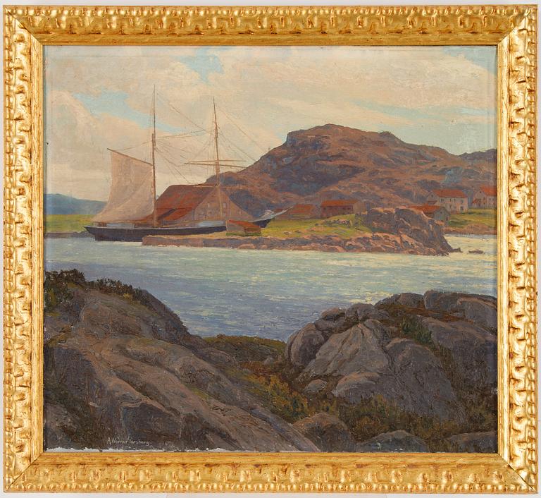 A. Werner Parsberg, oil on canvas, signed.