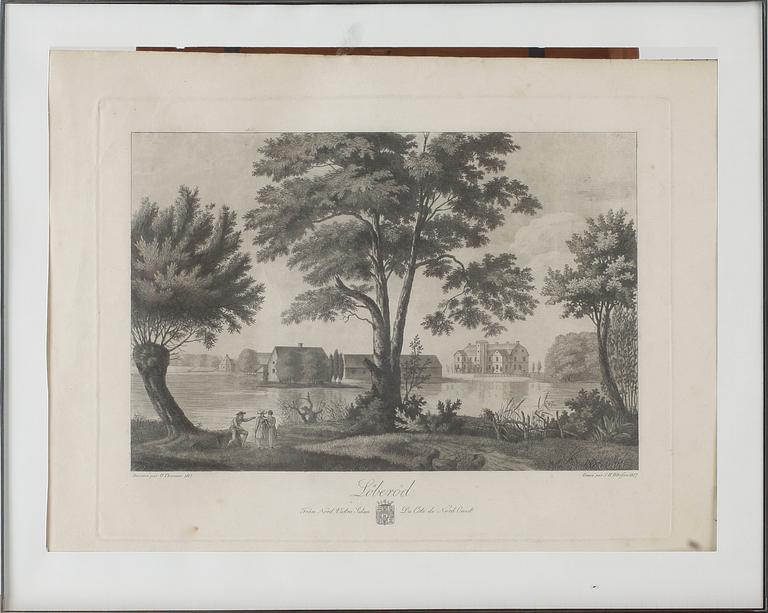 KOPPARSTICK 5 st, 1800-tal.