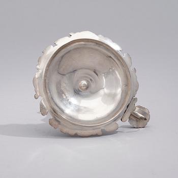 YÖKYNTTILÄNJALKA, hopeaa, Moskova 1841, Pavel Sazikov, Paino 170 g.