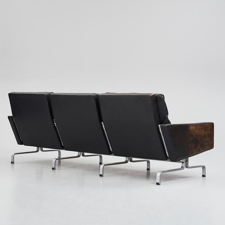 Poul Kjaerholm, soffa, PK31-3-sits, edition E Kold Christensen, Danmark.