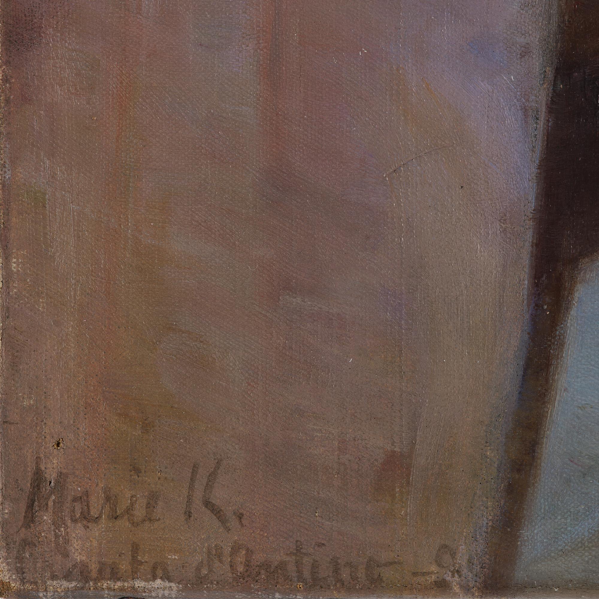 Marie Martha Krøyer, "Italienska med barn" (Modersglädje).