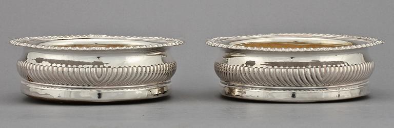 COASTERS, nysilver, 1900-tal.