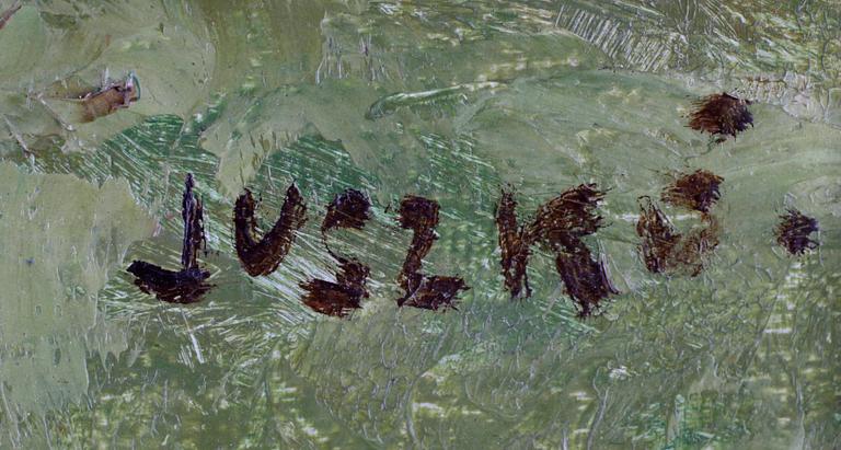 BELA JUSZKO, olja på duk. Sign.
