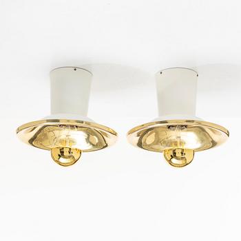 Josef Frank, Ceiling lamps, a pair, model 2162, Svenskt Tenn.