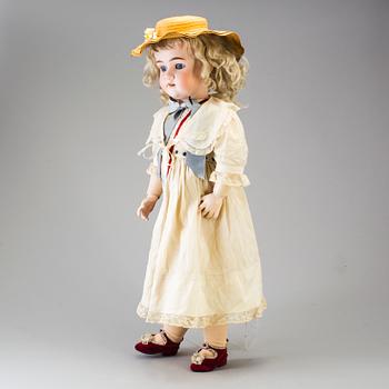 A bisque head doll "Walküre", Germany, ca 1920.