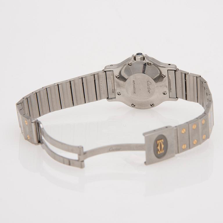 ARMBANDSUR, Cartier Santos Galbee, stål / guld.