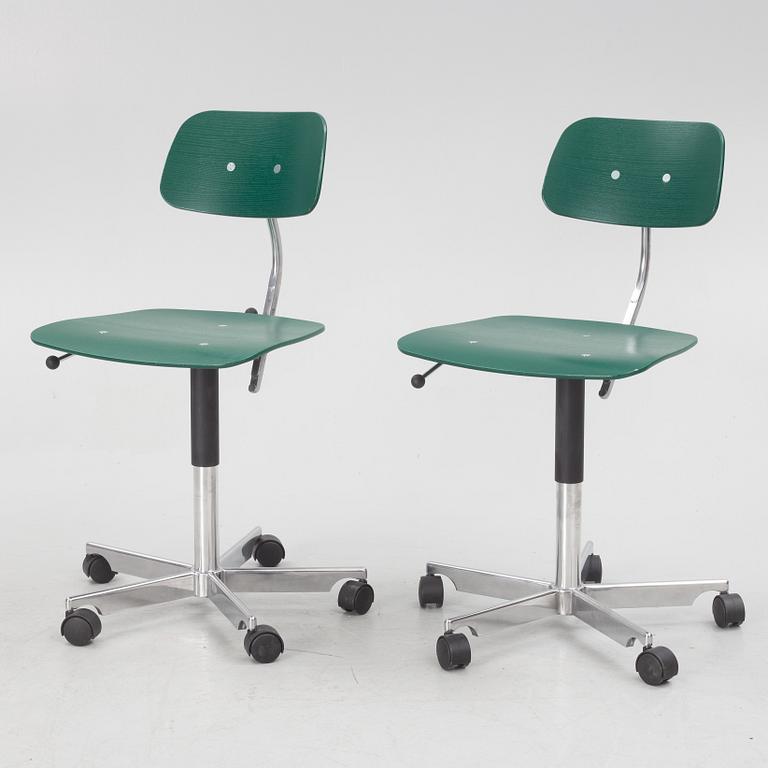 Jørgen Rasmussen, desk chairs, 2 pcs, "Kevi", Montana, Denmark, contemporary.