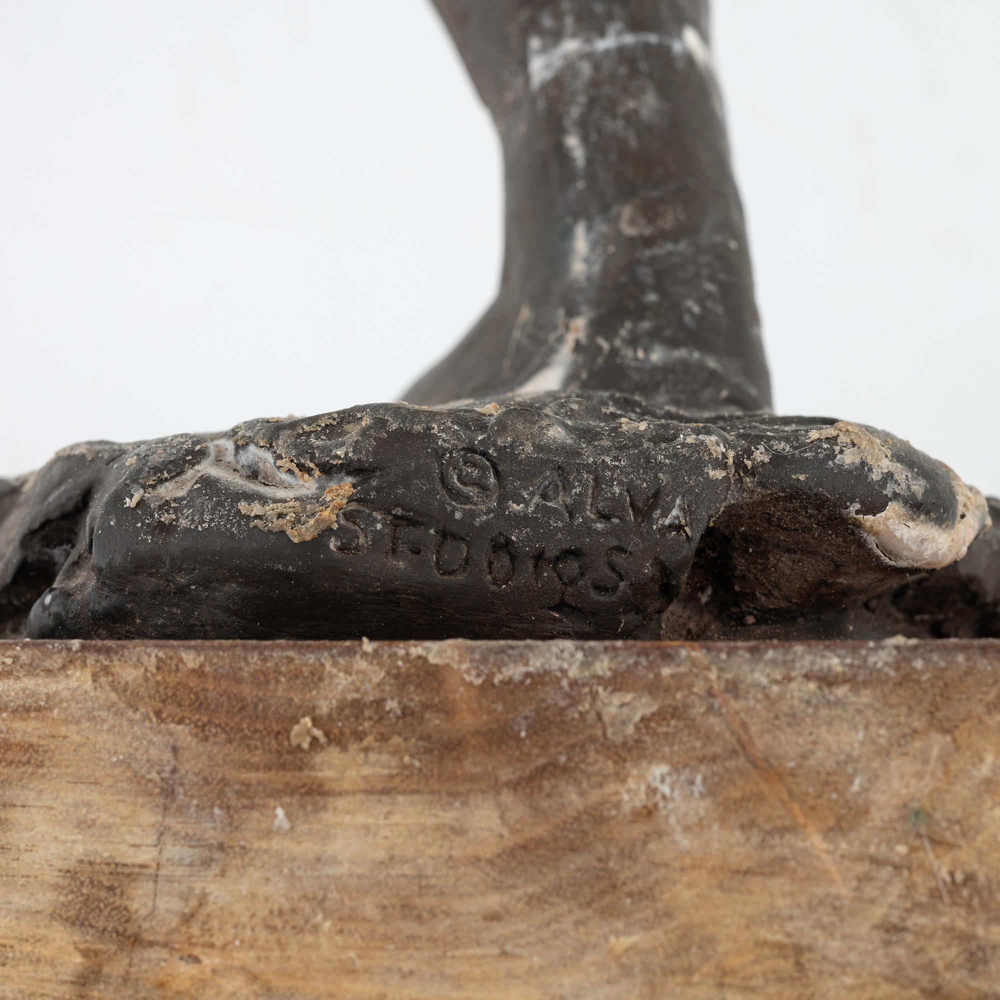 Edgar Degas, after, sculpture, composite, Alva Studios, late 20th century.