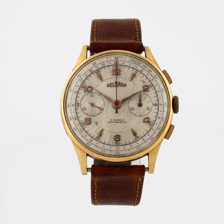 DELBANA, wristwatch, kronograf, 37,5 mm.