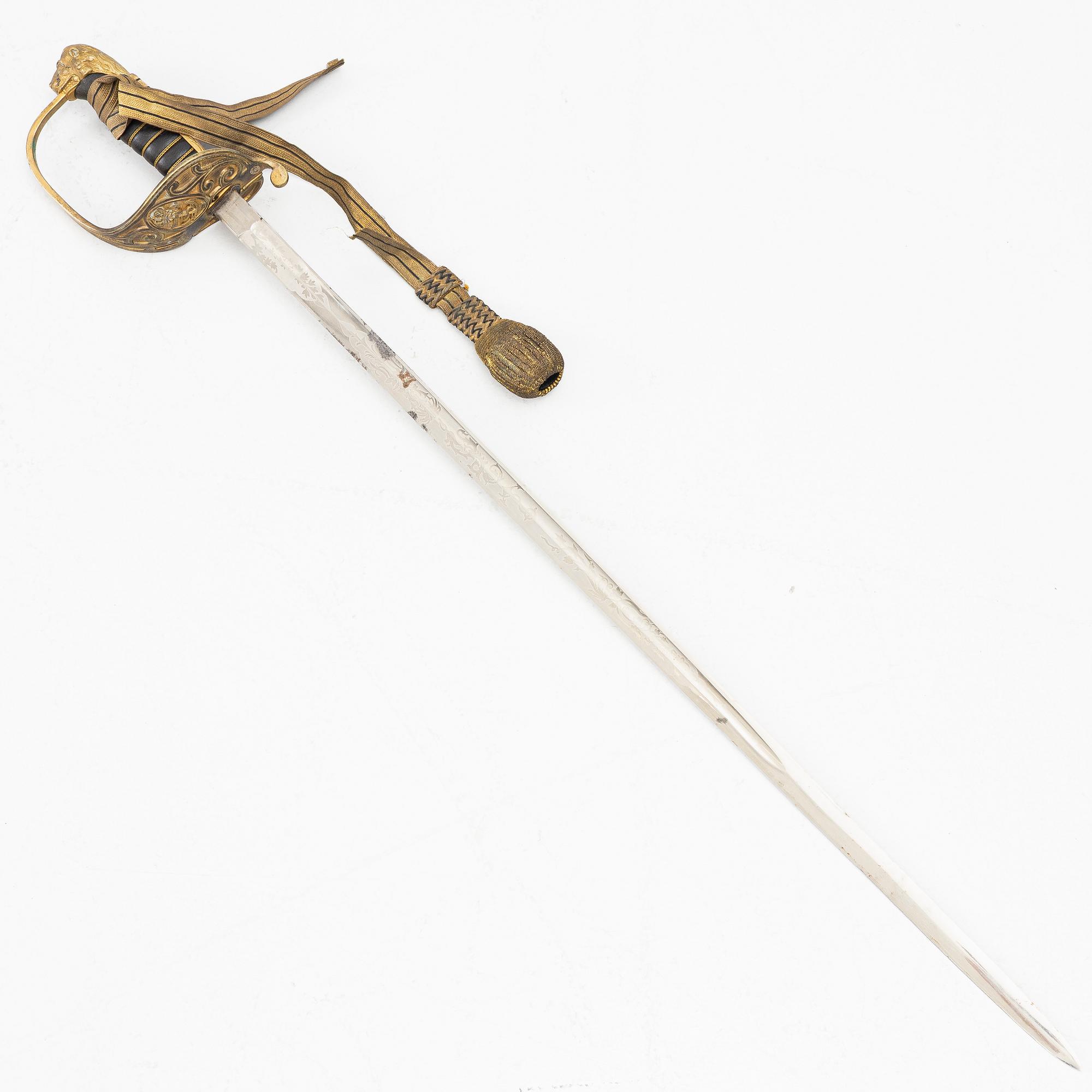 Sabel, svensk, m/1878 för sjöofficer.