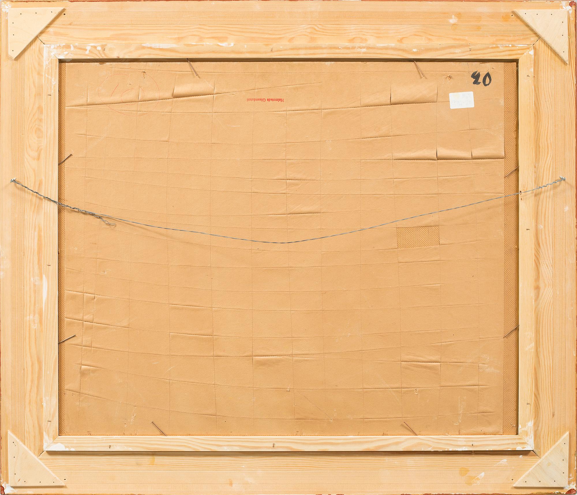 oil on canvas, signed and dated 1954.