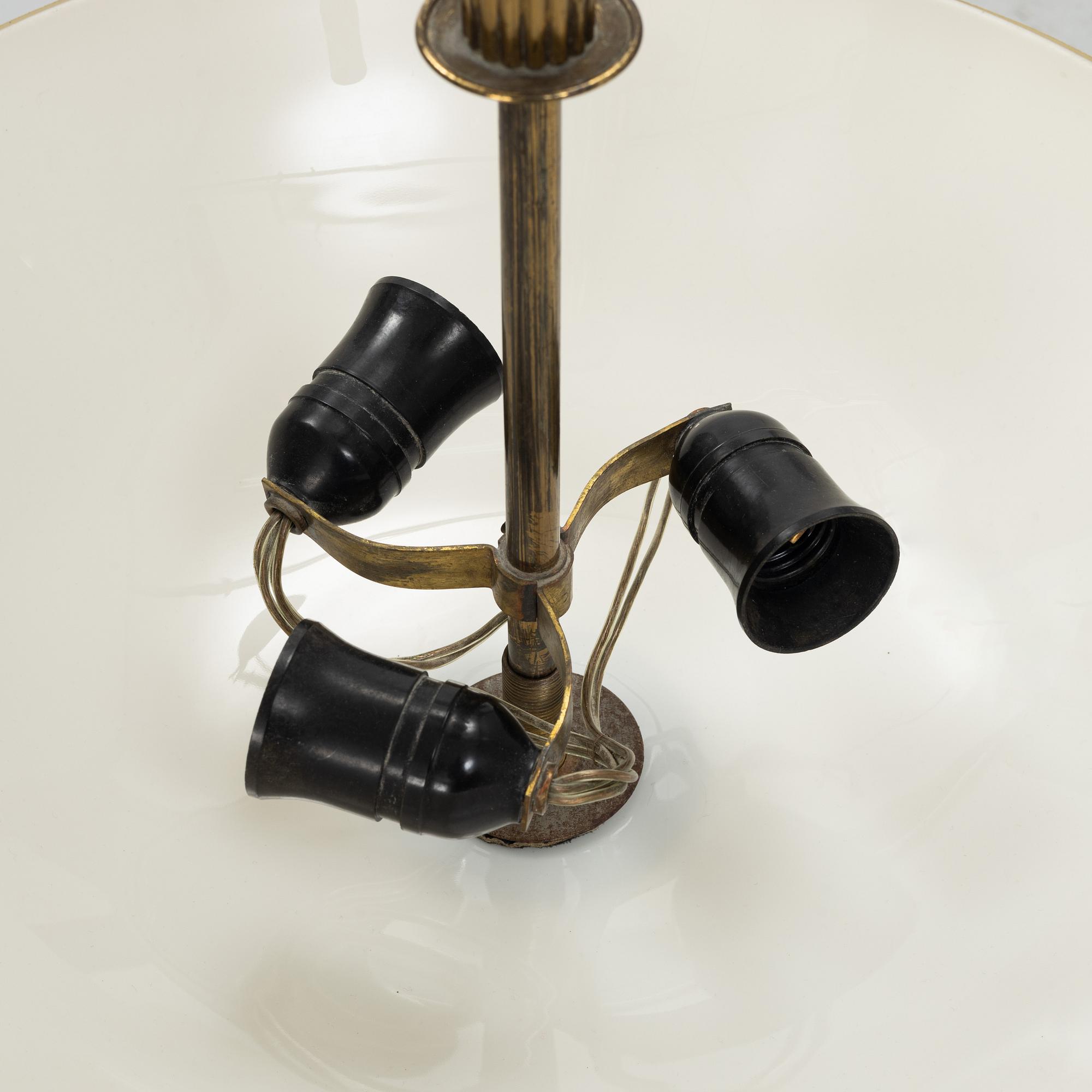 Bertil Brisborg, taklampa, modell "31020", Nordiska Kompaniet, 1940-tal.