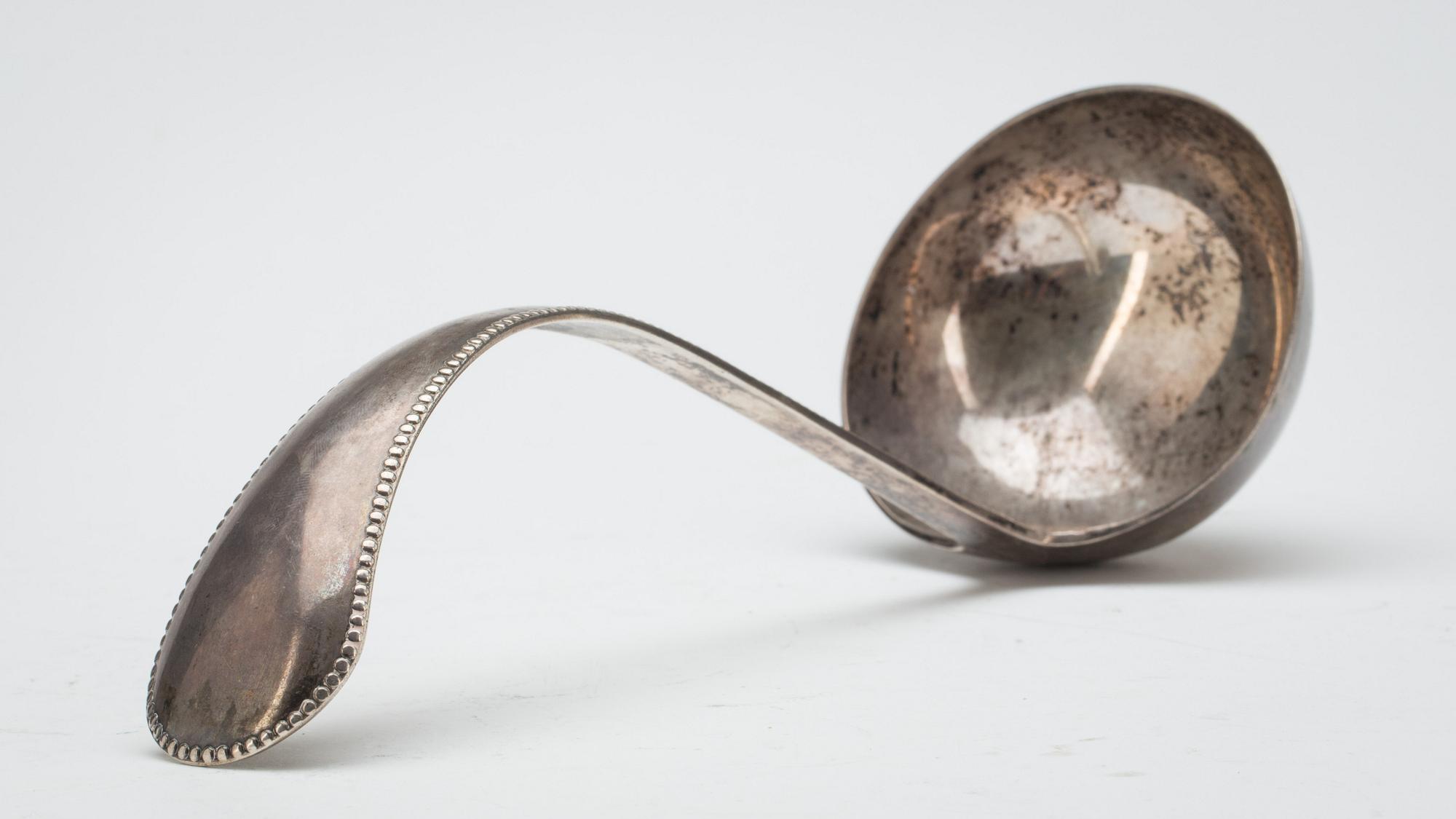 SLEV, silver. Holland 1800/1900-tal. Ca 190g.