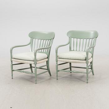 Björn Wiinblad & Brita Drewsen,  armchairs, a pair, "La concha".